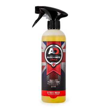 Spray bottle of Autorite Direct Citrus Wash cleaning solution.