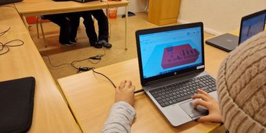 STEAM 3D Printing Class: Students Engaged in Designing, solving Challenges and Interacting 