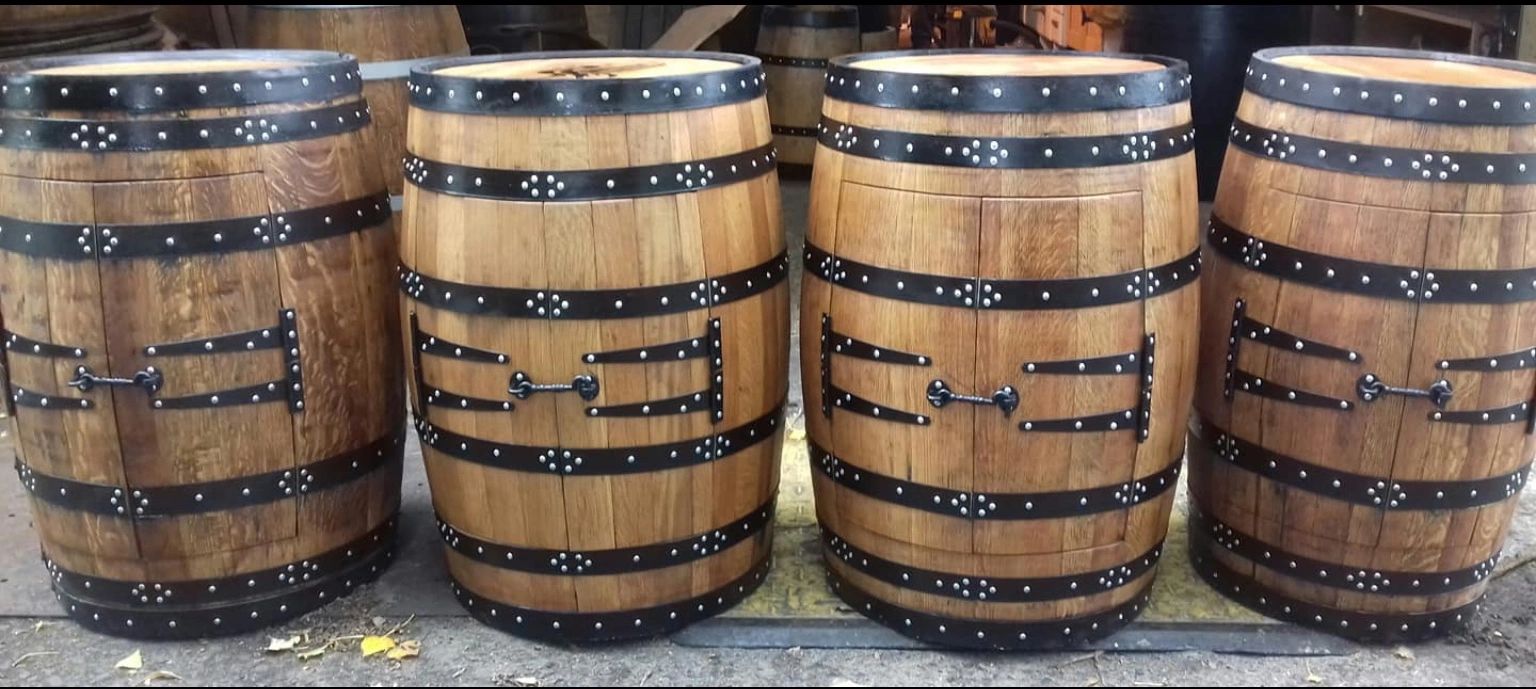 Oak barrels refurbished barrels barrel drinks cabinet home bar garden bar sports bar personalised
