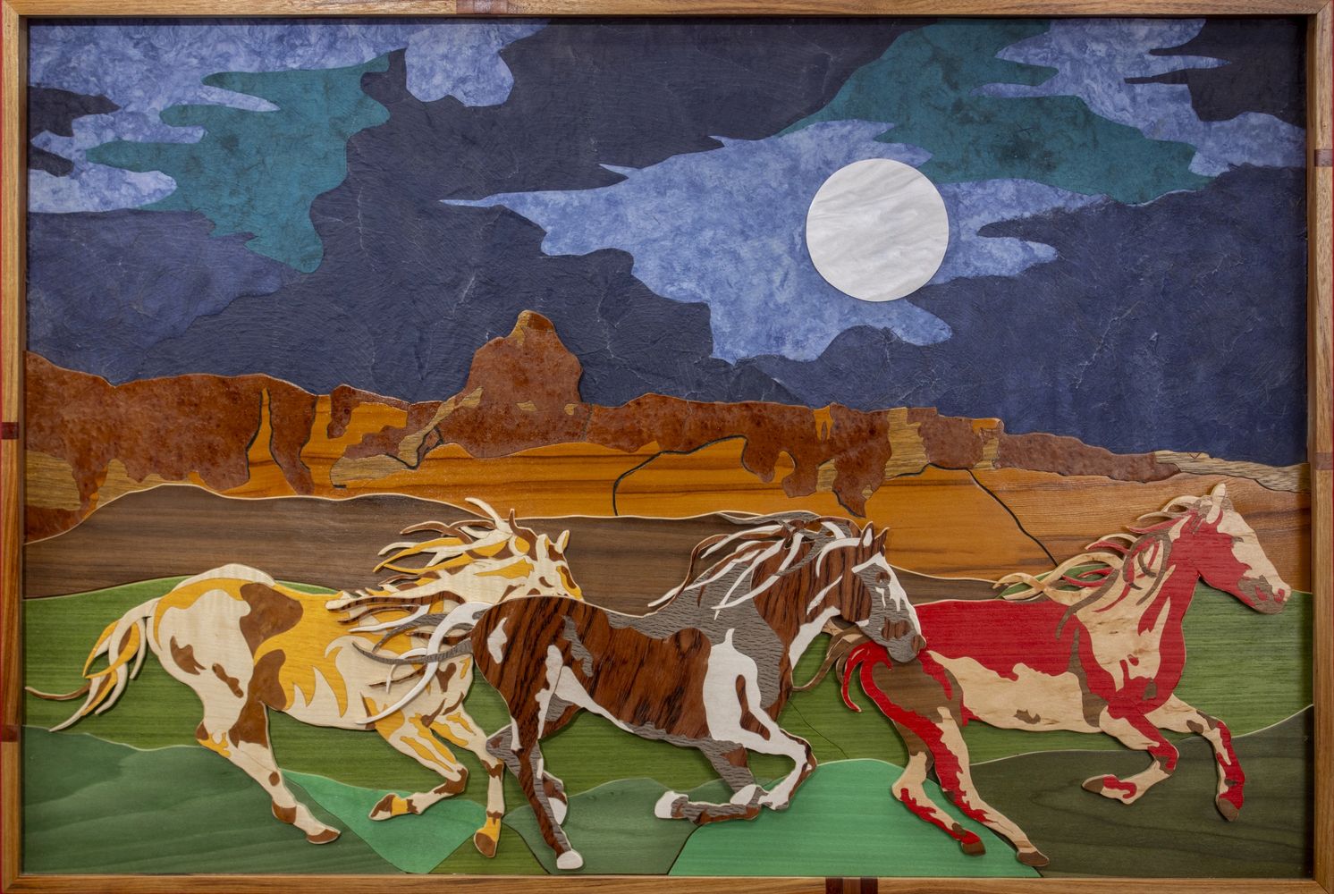 Comanche Horses was created to honor the horses murdered by the US Cavalry in Palo Duro Canyon 1874