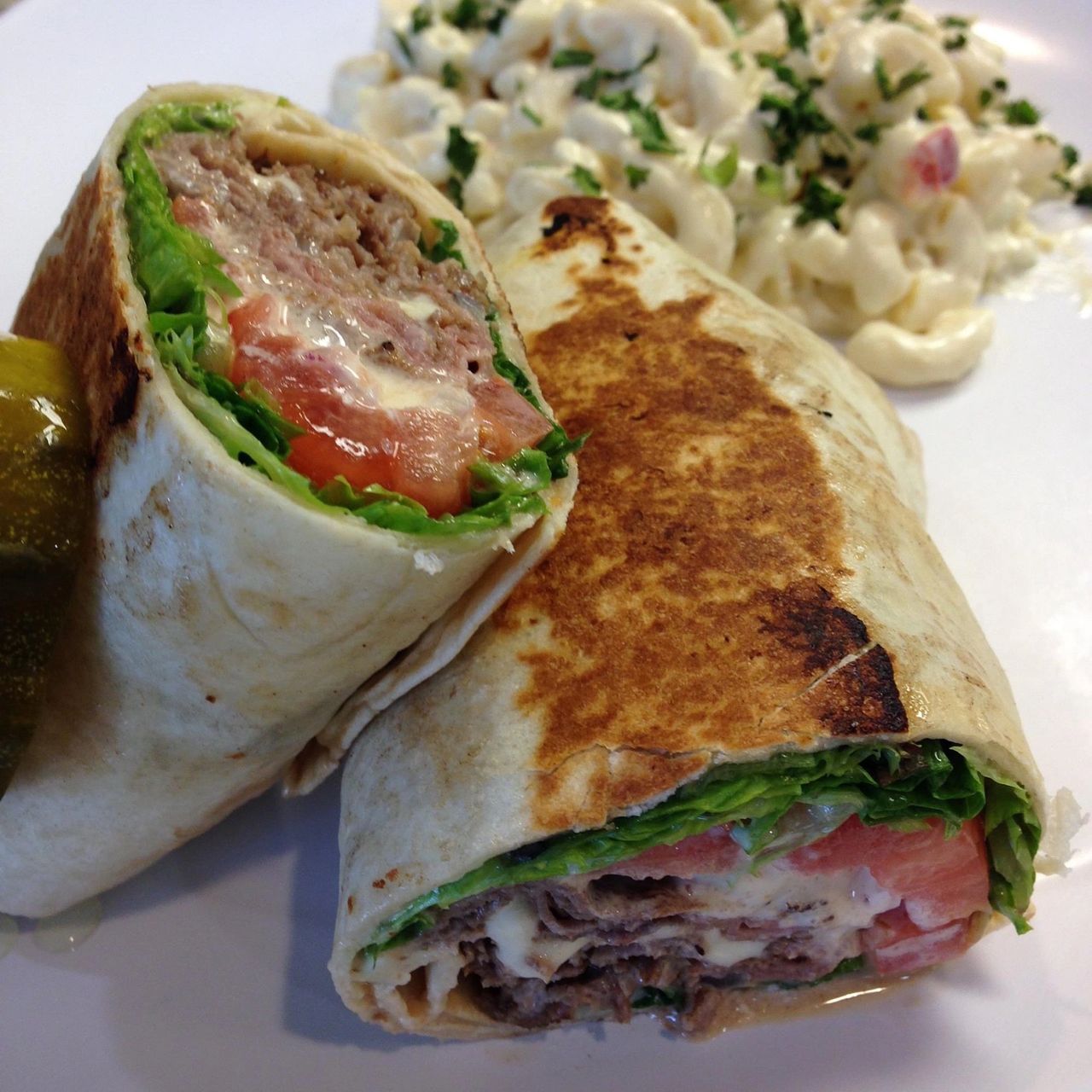 California Chicken Cheese Steak Wrap