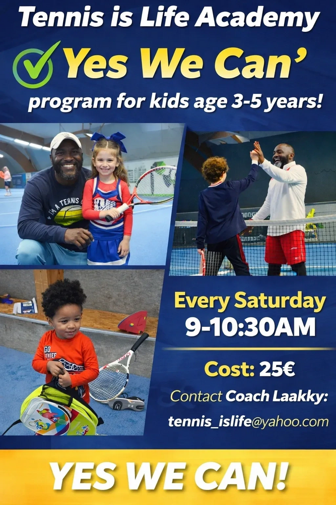 Yes We Can program is design to help the kids improve their motorics skill and tennis fundamental. 