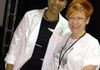 Angelique Daniels and Kim O. at Rock the Canvas