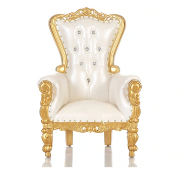 KIDS GOLD THRONE CHAIR