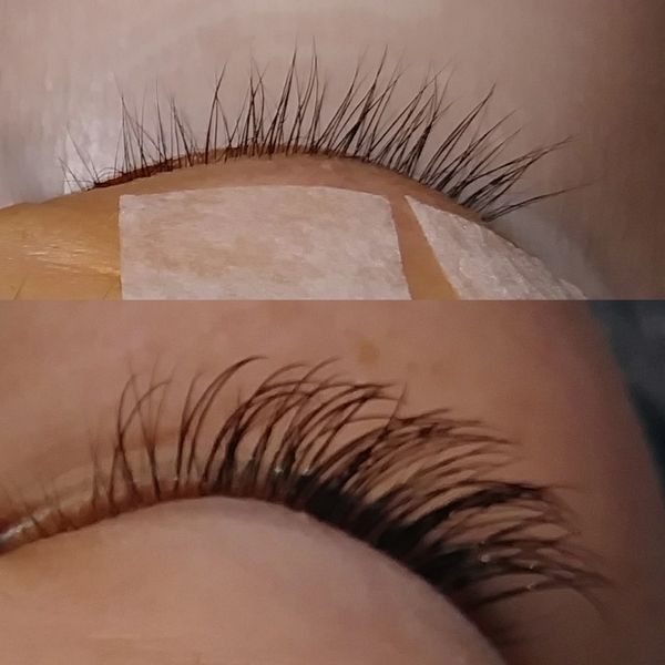 before and after lash extension service by Lashes By Anat in San Francisco, CA