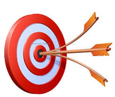 Three arrows bending and missing the bullseye on a target.