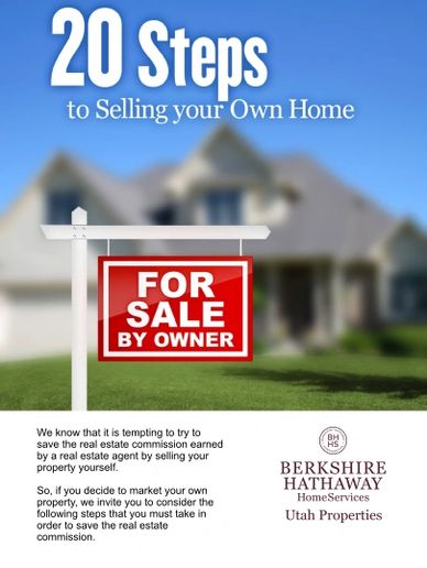 20 Steps to Selling Your Own Home