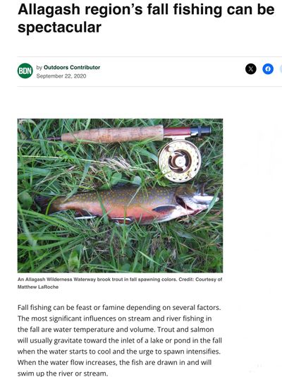 Allagash Fishing 