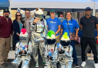 Quantum Collisions Entertainment & Let's Talk Science at Convergence Festival in Oshawa Ontario.