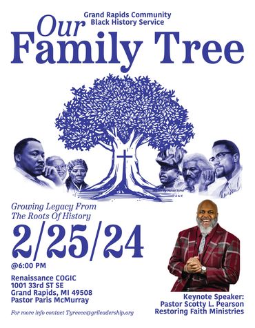 2024 Grand Rapids Community Black History Service: Our Family Tree