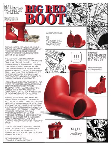 Big Red Boot Conceptual Magazine Ad
