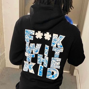 You Know The Vibes "F**K Wit The Kid" Textile Design