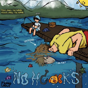 No Hooks by 23Teevo Album Cover Design