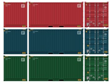 20' Containers w/ Metrics