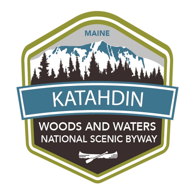 Logo of Katahdin Woods and Watters National Scenic Byway. https://destinationkatahdin.org/