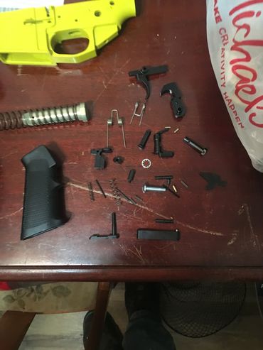 Getting ready to build an AR with electric yellow cerakote. 