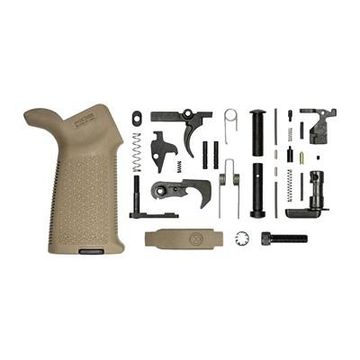 Aero Precision Lower Parts Kit (LPK) with Magpul FDE MOE pistol grip and trigger guard
