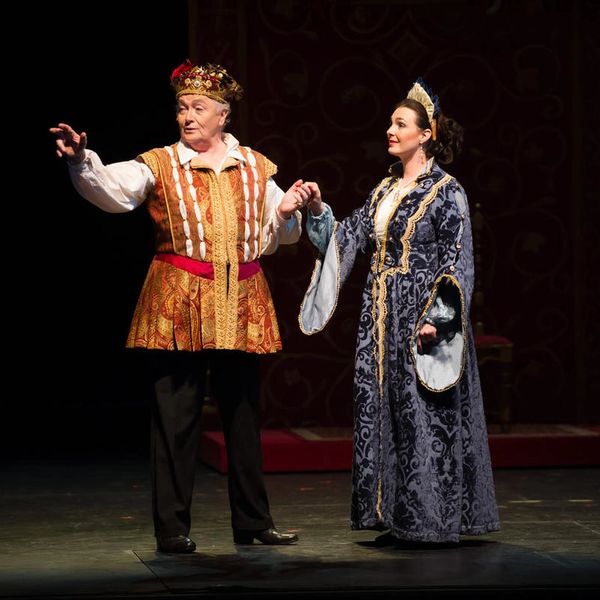 Michael Ballam Henry VIII, Kristin Vogel Anne Boleyn, Rex by Rodgers lyrics: Harnick book: Yellen