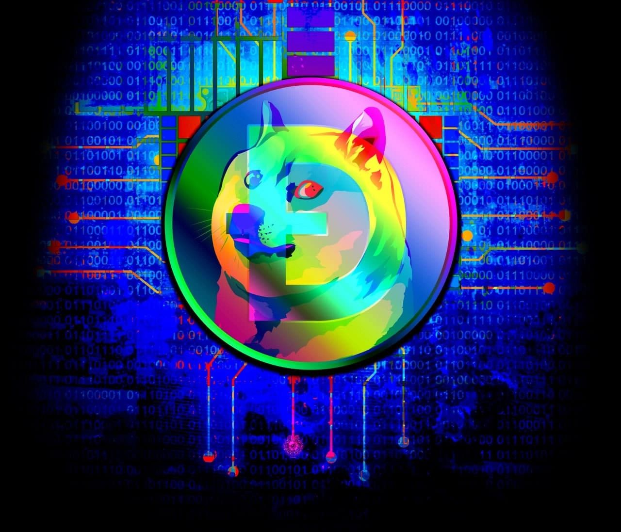 Daytona Doge dogecoin dogcoin art NFT art 