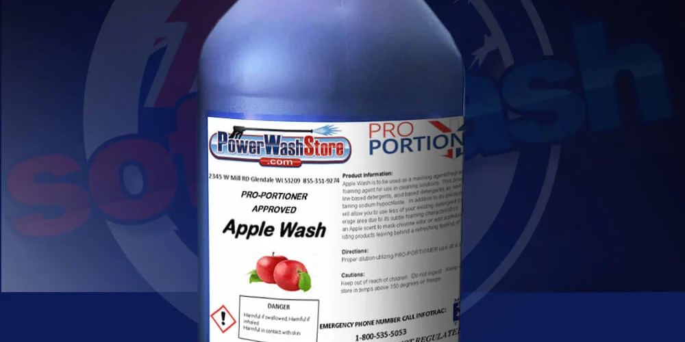 Apple wash, Bleach surfactant. Softwash chemicals Melbourne 