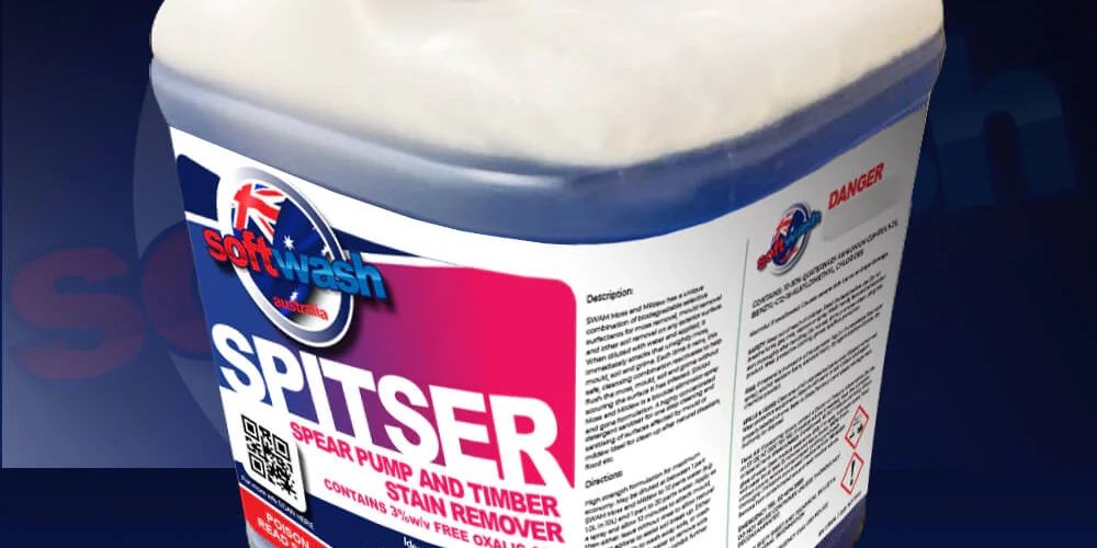 Spitser. timber stain remover available at clean & seal supplies Dandenong.