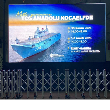 TCG Anadolu Kocaeli'de. Donanma Komutanlığı, Kocaeli Valiliği, Kocaeli Büyükşehir Belediyesi