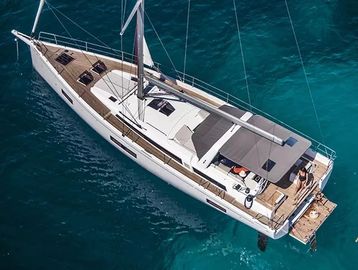 Beneteau Sailboat, Sunset