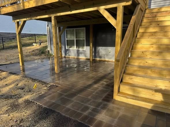 Completed landscape project