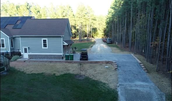 Driveway completed