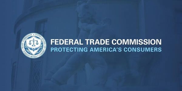 Federal Trade Commission logo with slogan about protecting American consumers.