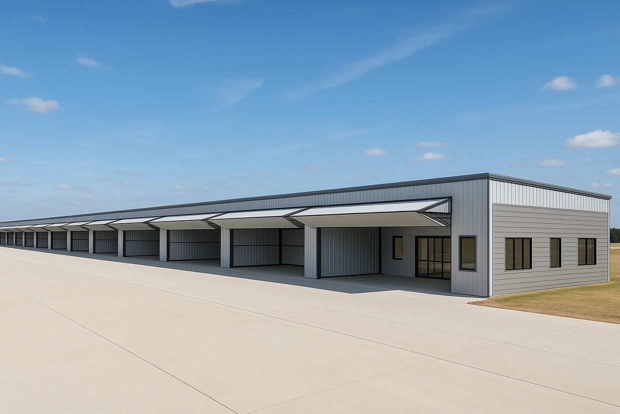 hangars, aircraft, airplane, pilot, long, lockhart, texas