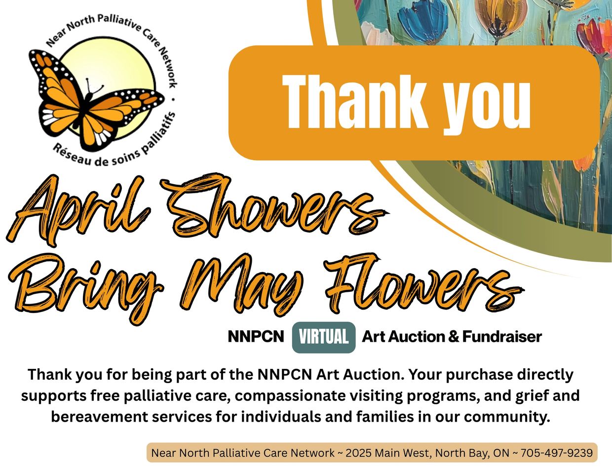 Thank you for supporting the NNPCN virtual art auction and fundraiser.