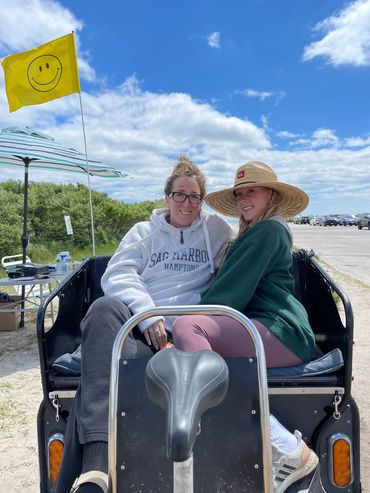 Two friends taking picture