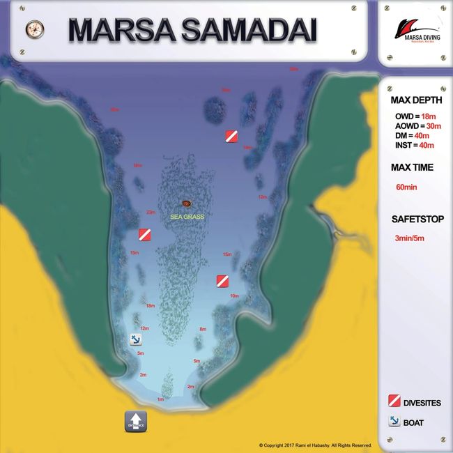 Marsa Diving Dive Site, Maps, Dolphin House, Marsa Alam Marsa Diving