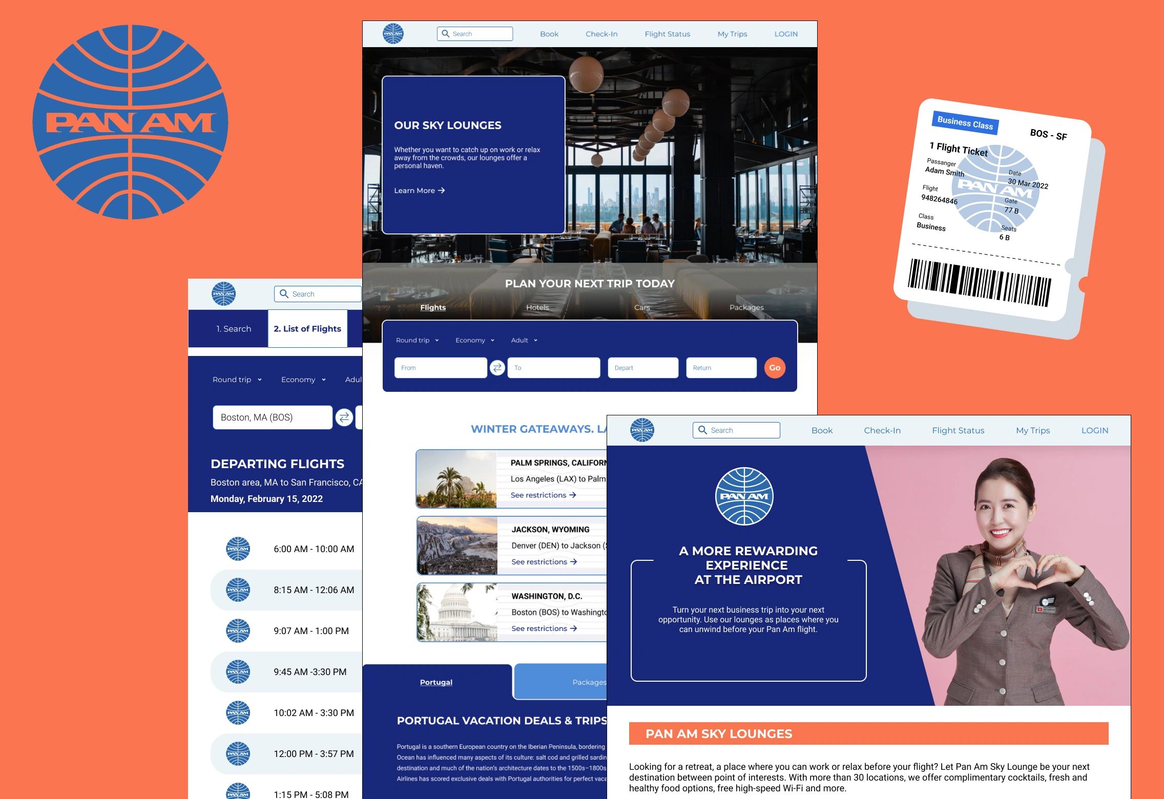 CASE STUDY: Responsive Website for Pan Am Airlines