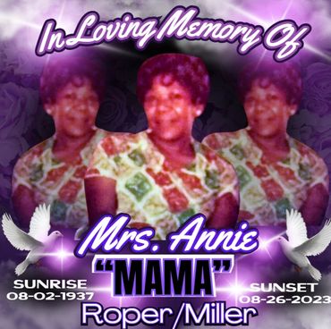 6 Memorial digital designs (Canva)