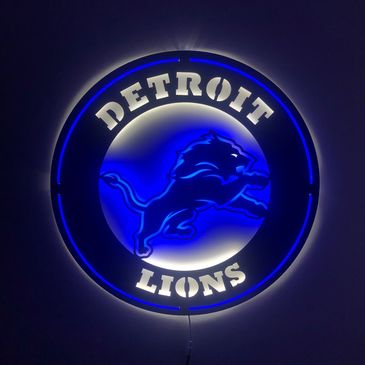 detroit lions wall decor, wall art, 
