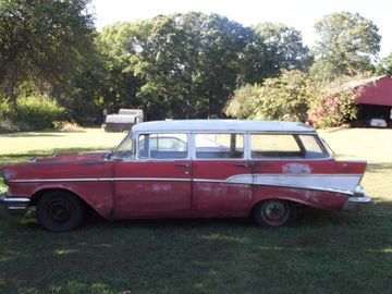 1957 Chevy Chevrolet station wagon fire chief wagon 57 chevrolet 210 picture car