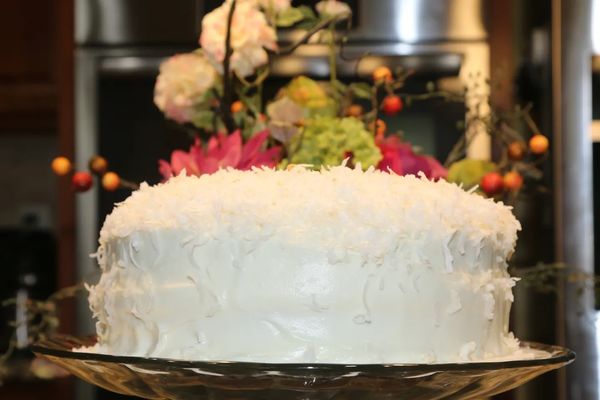 A white cake