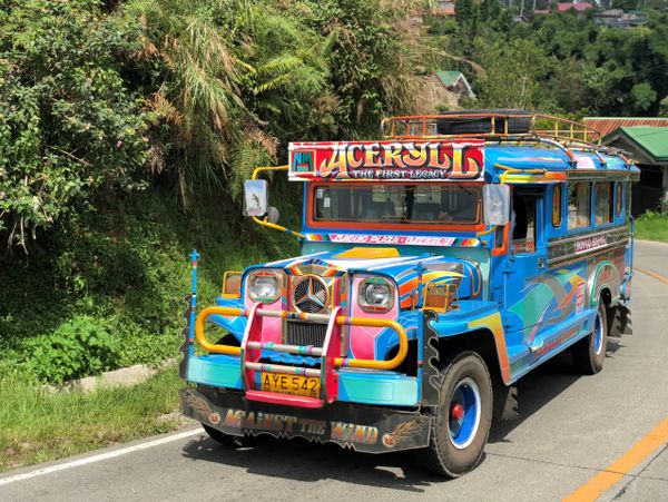 colorful school bus