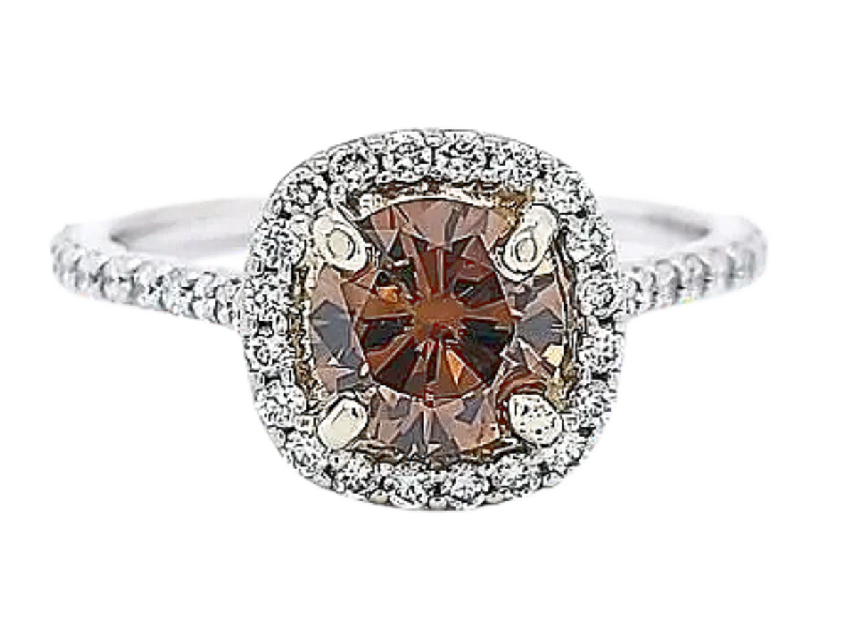 Chocolate diamond rings deals