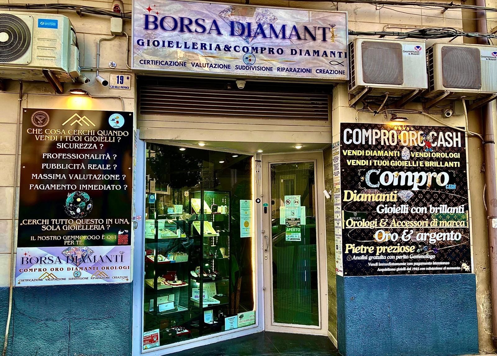 Negozio di compro oro Catania foto.