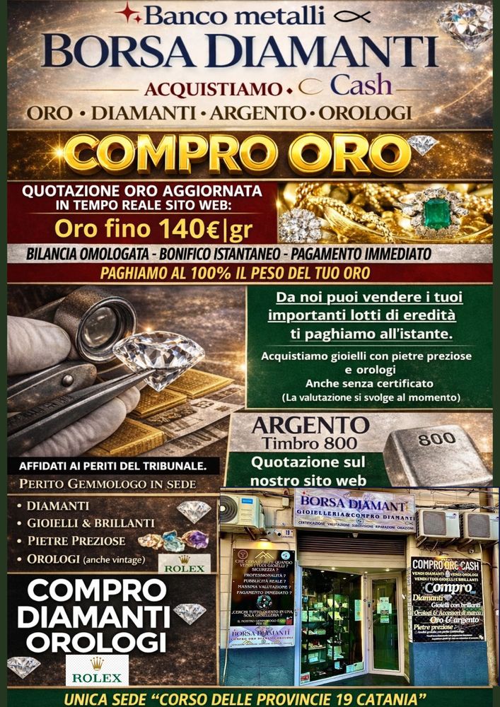 Compro oro Catania