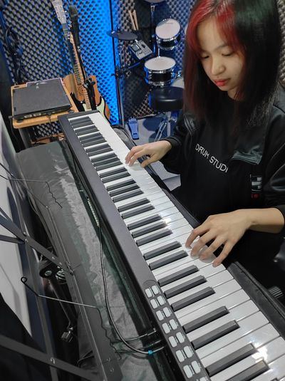 Piano Lesson at Luis Drum Studio