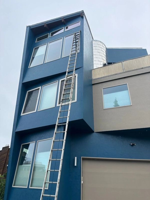 Painting commercial business. 