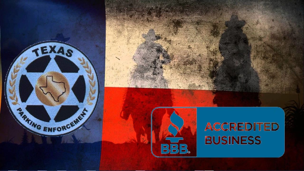 texas flag with BBB logo and Business Logo 