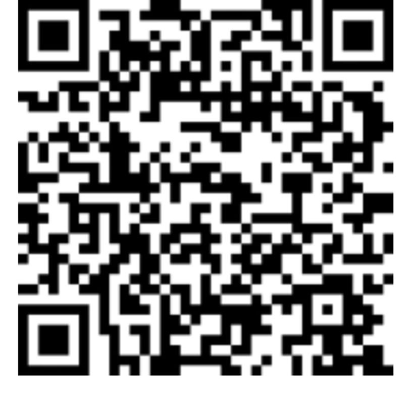 Black and white QR code with complex pattern.