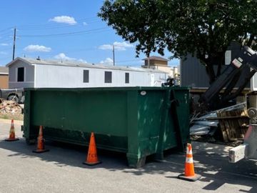 A 20-yard dumpster is great for remodels, roofing, construction, cleanouts, with lots of space.