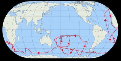 Captain Cook's 2nd voyage to Southern Ocean