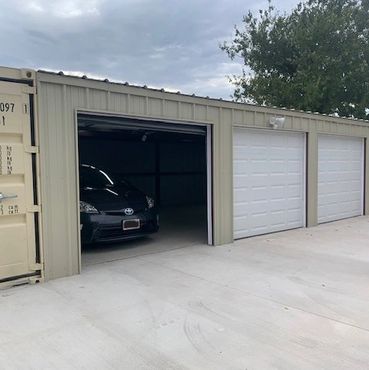 Three car container home garage